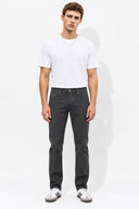 Erkek Richard Slim Fit 5 Cep Parça Boya Pantolon-Antrasit