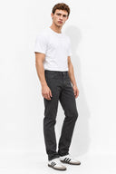 Erkek Richard Slim Fit 5 Cep Parça Boya Pantolon-Antrasit