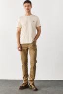 Erkek Richard Slim Fit 5 Cep Parça Boya Pantolon - Camel