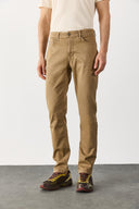 Erkek Richard Slim Fit 5 Cep Parça Boya Pantolon - Camel