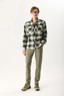 Erkek Richard Slim Fit 5 Cep Parça Boya Pantolon - Haki