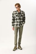 Erkek Richard Slim Fit 5 Cep Parça Boya Pantolon - Haki