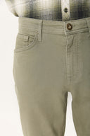 Erkek Richard Slim Fit 5 Cep Parça Boya Pantolon - Haki