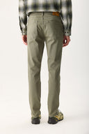 Erkek Richard Slim Fit 5 Cep Parça Boya Pantolon - Haki
