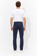 Erkek Richard Slim Fit 5 Cep Parça Boya Pantolon-Lacivert