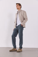 Erkek Simon Grey Slim Fit Jogger Pantolon - Grey
