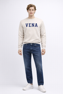 Erkek Smith Dark Blue Tapered Fit Jean Pantolon - Dark Blue