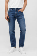 Erkek Smith Dark Blue Tapered Fit Jean Pantolon - Dark Blue