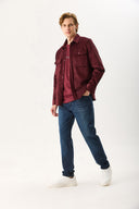 Erkek Smith Premium Blue Black Tapered Fit Jean Pantolon - Blue Black