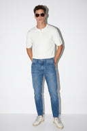 Erkek Smith Tint Med Blue Tapered Fit Jean Pantolon - Tint Med Blue