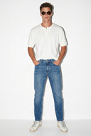 Erkek Smith Tint Med Blue Tapered Fit Jean Pantolon - Tint Med Blue