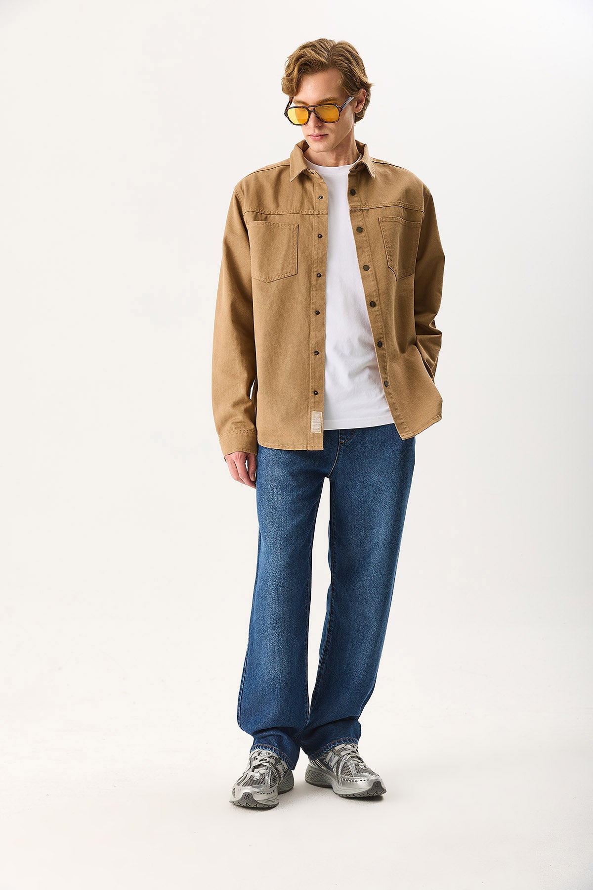 ⭐︎にんこ⭐︎　buffy vintage pants Erkek Steve Baggy Fit Beli Lastikli Dark Blue Jean Pantolon %100
