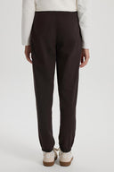 Kadın Flora Beli Lastikli Denim Pantolon (TENCEL)™ - Kahverengi