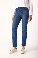 Kadın Gabriel Blue Black Straight Fit Jean Pantolon (TENCEL)™ - Blue Black