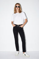 Gabriel Carbon Black Straight Fit Jean Pantolon-Carbon Black