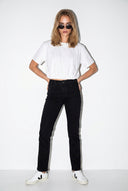 Gabriel Carbon Black Straight Fit Jean Pantolon-Carbon Black