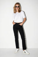 Gabriel Carbon Black Straight Fit Jean Pantolon-Carbon Black