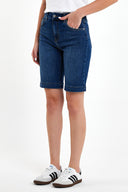 Kadın Gabriel Dark Blue Regular Fit Jean Şort - Dark Blue