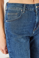 Kadın Gabriel Dark Blue Regular Fit Jean Şort - Dark Blue