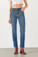 Kadın Gabriel Dark Blue Straight Fit Jean Pantolon - Dark Blue