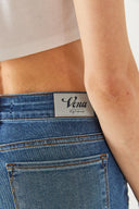 Kadın Gabriel Dark Blue Straight Fit Jean Pantolon (TENCEL)™ - Dark Blue