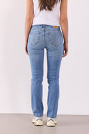 Kadın Gabriel Med Blue Straight Fit Jean Pantolon - Med Blue