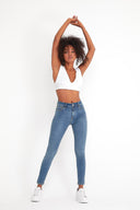 Kadın Gabriella Dirty Dark Blue Skinny Jean Pantolon Lyocell (Tencel™) - Dirty Dark Blue