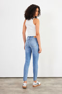 Kadın Gabriella Dirty Med Blue Skinny Jean Pantolon - Dirty Med Blue