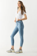 Kadın Gabriella Dirty Med Blue Skinny Jean Pantolon - Dirty Med Blue