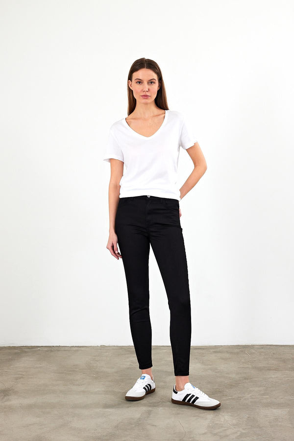 Kadın Gabriella Siyah Powerstretch Skinny Pantolon