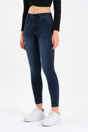 Kadın Gabriella Smoke Blue Skinny Jean Pantolon - Smoke Blue