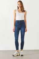 Kadın Holly Naturel Dark Yüksek Bel Skinny Jean Pantolon (TENCEL)™ - Naturel Dark