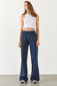 Kadın İçi Boxer Detaylı Jogging Pantolon - Lacivert