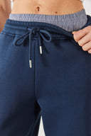 Kadın İçi Boxer Detaylı Jogging Pantolon - Lacivert