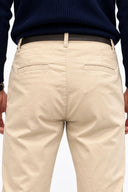 Jake Yumuşak Dokulu Şık Chino Pantolon-Bej