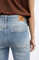 Jenny Light Blue Yüksek Bel Flare Jean Pantolon-Light Blue