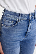 Kadın Jessica Med Blue Mom Jean Pantolon - Med Blue