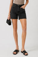 Jolie Bermuda Black Jean Şort-Black