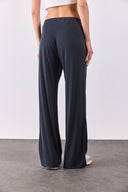 Kadın Jovie Yumuşak Dokulu Yüksek Bel Wide Leg Eşofman Altı (CUPRO) - Antrasit