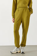 Kadın Julia Parçalı Yumuşak Dokulu Jogging Pantolon (CUPRO) - Olive