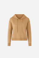 Kadın Angelica Kapüşonlu Regular Fit Triko Kazak - Bej
