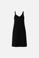 Kadın Angelica Regular Fit Keten Elbise - Siyah