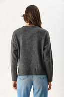 Kadın Anita Bisiklet Yaka Triko Kazak - Antrasit