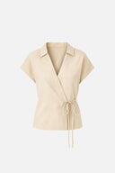 Kadın Anvelop Keten Gömlek - Naturel