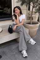 Kadın Beli Lastikli Pantolon(TENCEL)(TM) %100 Lyocell-Gri