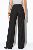 Kadın Chloe Wide Leg Palazzo Pantolon(TENCEL)(TM) %100 Lyocell-Siyah