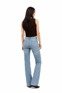 Kadın Emilie Smoky Grey Bootcut Jean Pantolon - Smoky Grey