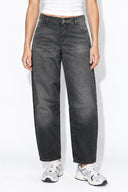 Kadın Fiona Balon Fit Black Jean Pantolon %100 Pamuk %100 Pamuk-Black