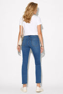 Kadın Gabriel Blue Black Straight Fit Lyocell Jean Pantolon-Blue Black