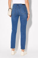 Kadın Gabriel Blue Black Straight Fit Lyocell Jean Pantolon-Blue Black